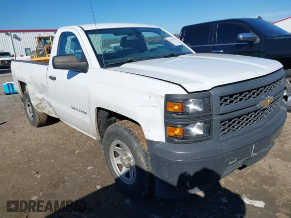 2014 Chevrolet Silverado 1500 Work Truck with VIN 1GCNCPEH4EZ291674, listed as a IAAI auction lot 41445780 with 211,210 mi miles and . Bid and sale history available at DreamBid. Image 1.