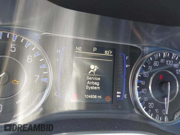 2016 Chrysler 200 Limited with VIN 1C3CCCAB9GN171174, listed as a IAAI auction lot 41836063 with 104,838 mi miles. Bid and sale history available at carsss.com. Image 15.