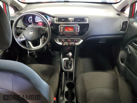 2017 Kia Rio LX with VIN KNADM4A34H6035510, listed as a Copart auction lot 63038054 with 52,837 mi miles and Salvage Title. Bid and sale history available at carsss.com. Image 8.