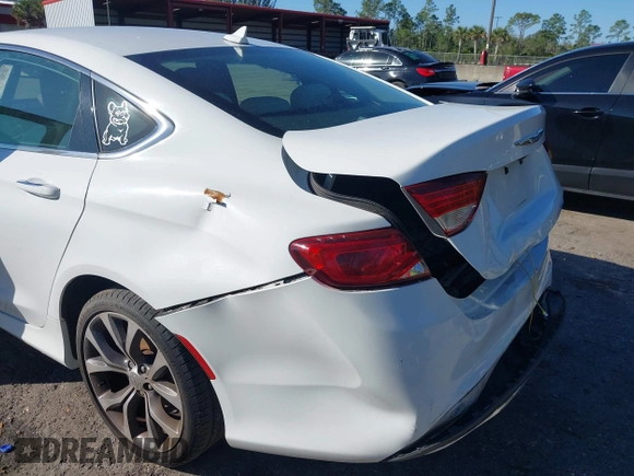 2016 Chrysler 200 C with VIN 1C3CCCCB0GN134012, listed as a IAAI auction lot 41427127 with 125,145 mi miles. Bid and sale history available at carsss.com. Image 18.