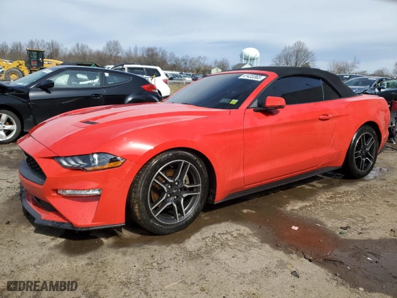 2019 Ford Mustang EcoBoost with VIN 1FATP8UH2K5109787, listed as a Copart auction lot 41433363 with 66,592 mi miles and Salvage Title. Bid and sale history available at carsss.com. Image 1.
