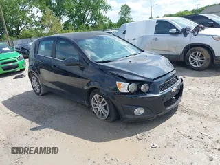 2013 Chevrolet Sonic LT with VIN 1G1JC6SH3D4123266, listed as a IAAI auction lot 42259313 with 93,045 mi miles and . Bid and sale history available at DreamBid. Image 1.