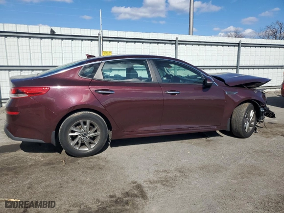 2019 Kia Optima S with VIN 5XXGT4L3XKG302870, listed as a Copart auction lot 47299945 with 44,891 mi miles and Salvage Title. Bid and sale history available at carsss.com. Image 3.