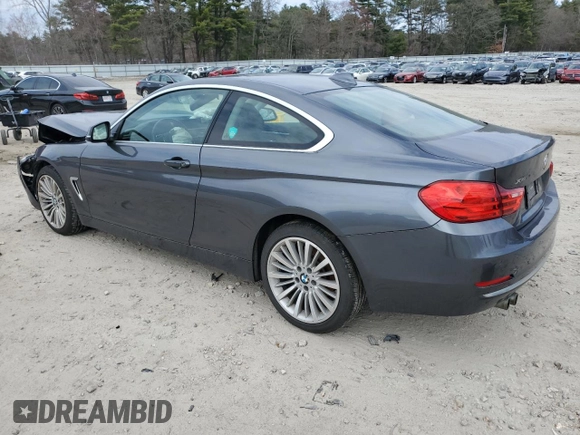 2015 BMW 4 Series 428i xDrive z VIN WBA3N9C55FK246501, wystawiony jako Copart lot #50233985 z przebiegiem 139 234 mil mil oraz Czysty tytuł • Clean title. Historia ofert i sprzedaży dostępna na DreamBid. Obrazek 2.