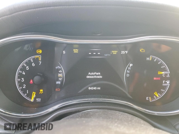 2020 Jeep Grand Cherokee High Altitude with VIN 1C4RJFCG1LC101888, listed as a Copart auction lot 87733565 with 64,240 mi miles and Salvage title. Bid and sale history available at DreamBid. Image 9.