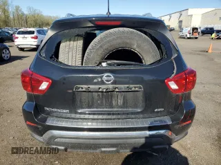 2017 Nissan Pathfinder SL with VIN 5N1DR2MM2HC629331, listed as a Copart auction lot 54307485 with 155,383 mi miles and Salvage Title. Bid and sale history available at DreamBid. Image 6.