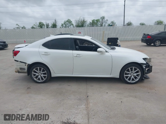 2012 Lexus IS 250 with VIN JTHCF5C27C5060417, listed as a IAAI auction lot 41938870 with 72,010 mi miles and . Bid and sale history available at DreamBid. Image 13.