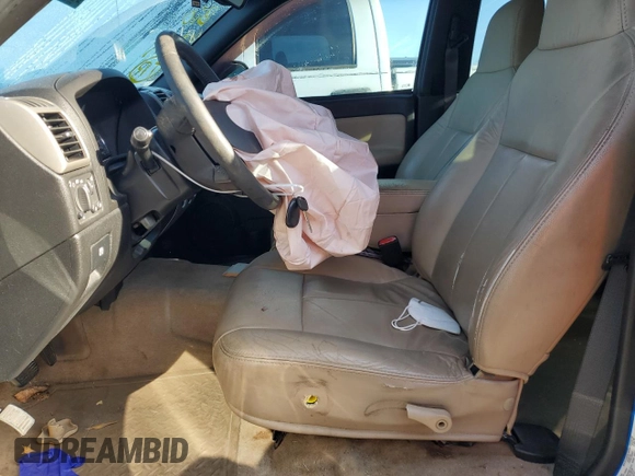 2008 GMC Canyon SLE1 with VIN 1GTCS13E788102512, listed as a Copart auction lot 43248555 with 0 mi miles and Salvage Title. Bid and sale history available at carsss.com. Image 7.
