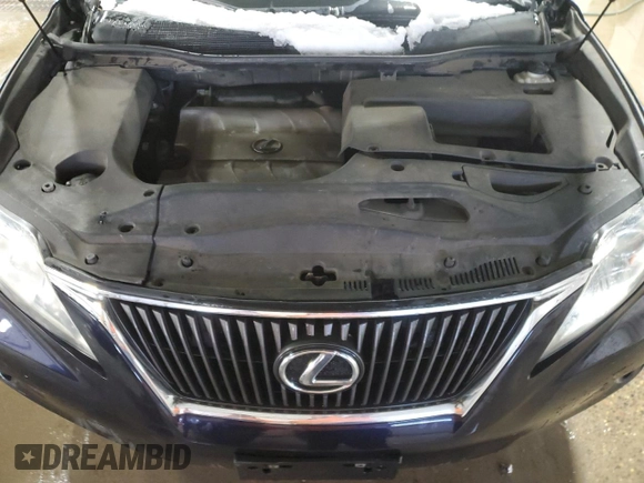 2010 Lexus RX 350 with VIN 2T2ZK1BA2AC033386, listed as a Copart auction lot 89166125 with 147,233 mi miles and Salvage Title. Bid and sale history available at carsss.com. Image 12.