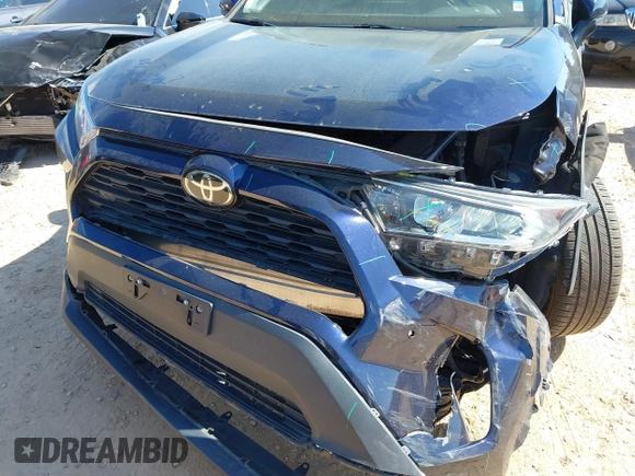 2019 Toyota RAV4 XLE Premium with VIN 2T3A1RFV4KW078806, listed as a IAAI auction lot 41877504 with 99,017 mi miles. Bid and sale history available at carsss.com. Image 6.