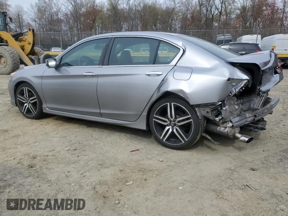 2017 Honda Accord Sedan Sport with VIN 1HGCR2F5XHA070758, listed as a Copart auction lot 51325635 with 43,465 mi miles and Salvage Title. Bid and sale history available at carsss.com. Image 2.