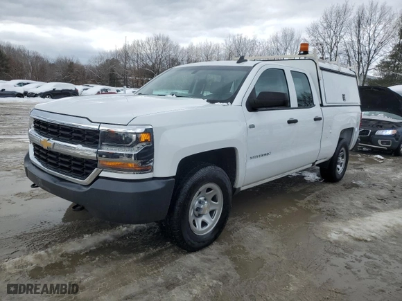 2018 Chevrolet Silverado 1500 Work Truck with VIN 1GCVKNEC2JZ274782, listed as a Copart auction lot 44198725 with 127,536 mi miles and Clean Title. Bid and sale history available at carsss.com. Image 1.