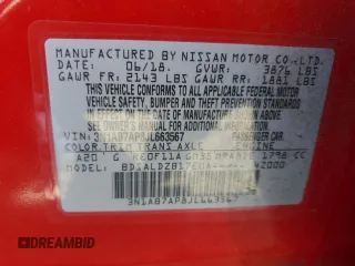 2018 Nissan Sentra SV z VIN 3N1AB7AP8JL663567, wystawiony jako Copart lot #55531575 z przebiegiem 120 426 mil mil oraz Czysty tytuł • Clean title. Historia ofert i sprzedaży dostępna na DreamBid. Obrazek 12.