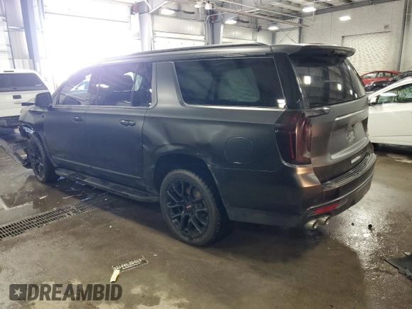 2022 GMC Yukon XL Denali with VIN 1GKS2JKL7NR159816, listed as a Copart auction lot 49436295 with 130,358 mi miles and Salvage Title. Bid and sale history available at carsss.com. Image 2.