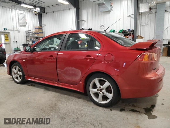 2008 Mitsubishi Lancer GTS with VIN JA3AU86U98U606515, listed as a Copart auction lot 53334645 with 312,991 mi miles and Clean Title. Bid and sale history available at carsss.com. Image 2.