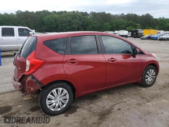2014 Nissan Note S with VIN 3N1CE2CP3EL428614, listed as a Copart auction lot 56047685 with 183,434 mi miles and Salvage title. Bid and sale history available at DreamBid. Image 3.