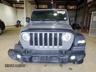 2020 Jeep Wrangler Unlimited Black and Tan with VIN 1C4HJXDG9LW331418, listed as a Copart auction lot 56414765 with 125,339 mi miles and Salvage title. Bid and sale history available at DreamBid. Image 5.