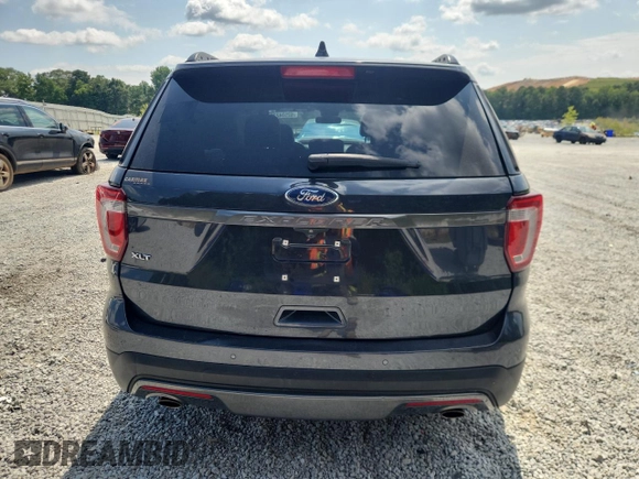 2017 Ford Explorer XLT with VIN 1FM5K7D89HGE10223, listed as a Copart auction lot 62534275 with 144,394 mi miles and Salvage title. Bid and sale history available at DreamBid. Image 6.
