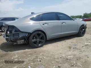 2025 Honda Accord Sport-L with VIN 1HGCY2F7XSA010975, listed as a Copart auction lot 57308645 with 13,742 mi miles and Salvage title. Bid and sale history available at DreamBid. Image 3.