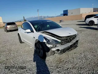 2021 Tesla Model 3 Long Range with VIN 5YJ3E1EB0MF059457, listed as a Copart auction lot 46277945 with 102,367 mi miles and Salvage Title. Bid and sale history available at carsss.com. Image 11.
