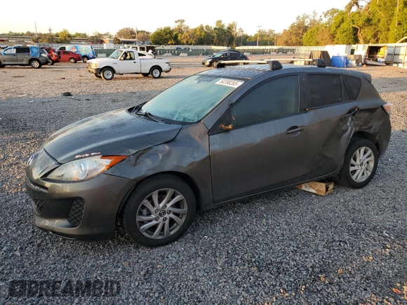 2013 Mazda 3 i Touring with VIN JM1BL1L72D1732760, listed as a Copart auction lot 50298265 with 187,471 mi miles and Salvage Title. Bid and sale history available at carsss.com. Image 1.
