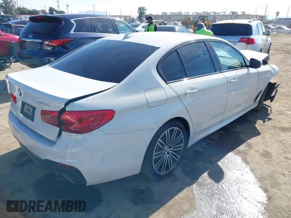 2020 BMW 5 Series 530i with VIN WBAJR3C06LCE51928, listed as a IAAI auction lot 38396315 with 93,150 mi miles and . Bid and sale history available at DreamBid. Image 4.