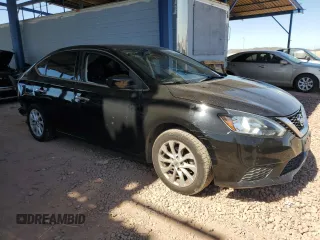 2018 Nissan Sentra SV with VIN 3N1AB7AP4JL657779, listed as a Copart auction lot 56602985 with 104,462 mi miles and Salvage title. Bid and sale history available at DreamBid. Image 4.