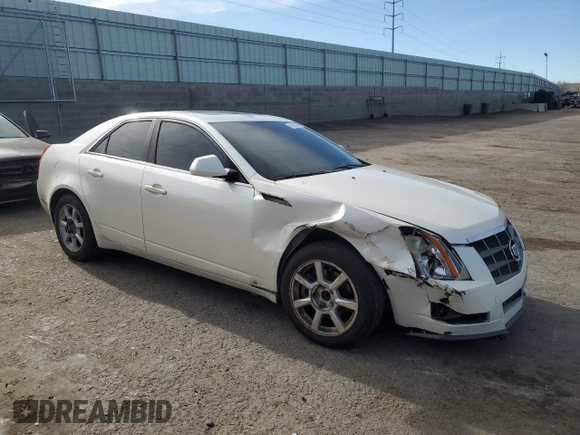 2008 Cadillac CTS RWD w/1SA with VIN 1G6DJ577780134128, listed as a Copart auction lot 50034635 with 214,660 mi miles and Salvage Title. Bid and sale history available at carsss.com. Image 4.