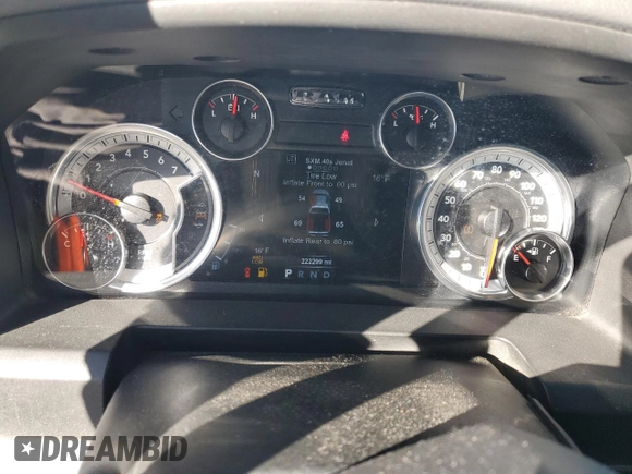 2015 Ram 2500 Big Horn with VIN 3C6UR5DJ4FG501301, listed as a Copart auction lot 89166565 with 222,299 mi miles and Salvage title. Bid and sale history available at DreamBid. Image 9.