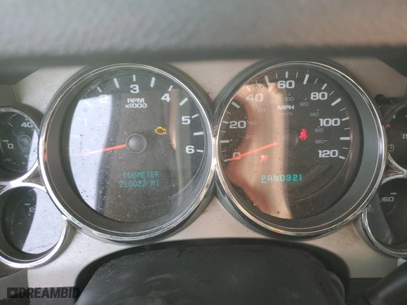 2008 Chevrolet Silverado 1500 LT w/2LT with VIN 2GCEC190681255192, listed as a Copart auction lot 88859865 with 210,023 mi miles and Salvage Title. Bid and sale history available at carsss.com. Image 9.