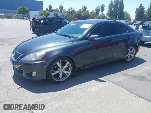2010 Lexus IS 250 with VIN JTHBF5C28A5124733, listed as a IAAI auction lot 42566012 with 108,017 mi miles and . Bid and sale history available at DreamBid. Image 2.