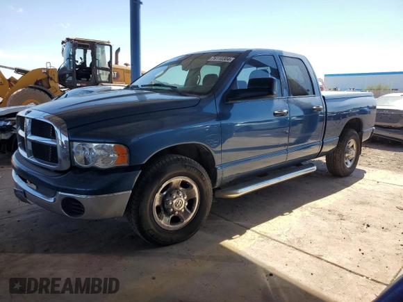 2005 Dodge Ram 2500 SLT with VIN 3D7KR28C45G840378, listed as a Copart auction lot 76110304 with 213,886 mi miles and Salvage Title. Bid and sale history available at carsss.com. Image 1.