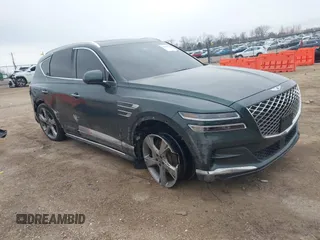 2023 Genesis GV80 z VIN KMUHBDSB8PU117571, wystawiony jako IAAI lot #41902762 z przebiegiem 37 378 mil mil oraz . Historia ofert i sprzedaży dostępna na DreamBid. Obrazek 1.