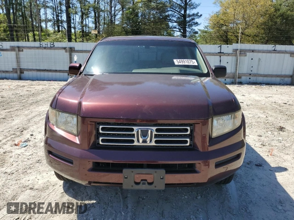 2008 Honda Ridgeline RTL with VIN 2HJYK16568H540381, listed as a Copart auction lot 54991075 with 115,906 mi miles and Clean Title. Bid and sale history available at carsss.com. Image 5.