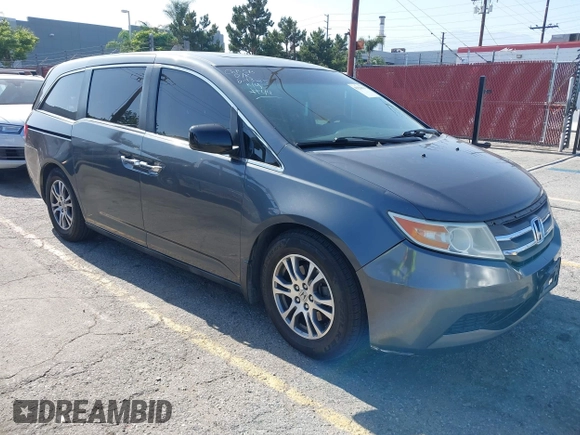 2011 Honda Odyssey EX-L with VIN 5FNRL5H64BB070836, listed as a IAAI auction lot 42520878 with 162,316 mi miles and . Bid and sale history available at DreamBid. Image 1.