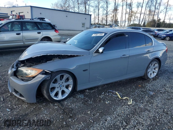 2007 BMW 3 Series 335i with VIN WBAVB73577KY60876, listed as a Copart auction lot 77561104 with Not provided miles and Salvage title. Bid and sale history available at DreamBid. Image 1.