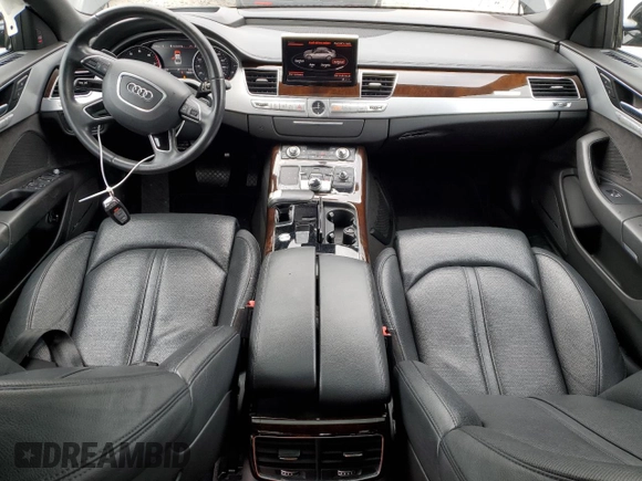 2015 Audi A8 с VIN WAUJGAFD2FN011963, выставлен на аукционе Copart как лот 53568114 с пробегом 95 806 миль миль и Чистый • Clean title. История ставок и продаж доступна на DreamBid. Изображение 8.