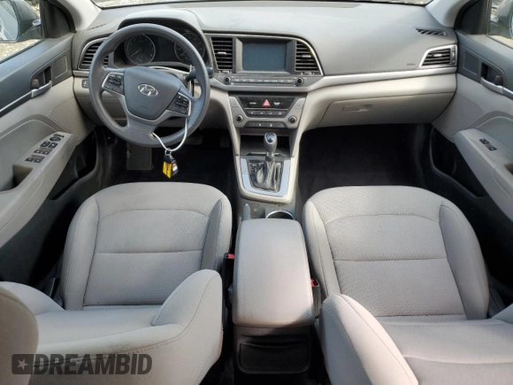 2018 Hyundai Elantra SEL with VIN 5NPD84LF1JH387101, listed as a Copart auction lot 55518915 with Not Provided miles and Salvage Title. Bid and sale history available at DreamBid. Image 8.