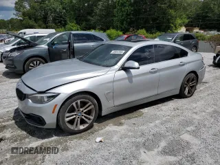 2018 BMW 4 Series 430i xDrive z VIN WBA4J3C54JBG91269, wystawiony jako Copart lot #56852555 z przebiegiem 80 142 mil mil oraz Czysty tytuł • Clean title. Historia ofert i sprzedaży dostępna na DreamBid. Obrazek 1.