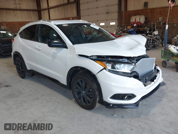 2022 Honda HR-V Sport with VIN 3CZRU6H12NM753653, listed as a IAAI auction lot 41813962 with 74,856 mi miles. Bid and sale history available at carsss.com. Image 1.