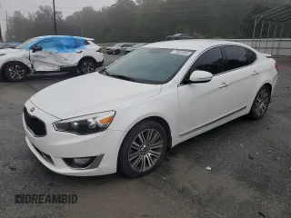 2014 Kia Cadenza Premium with VIN KNALN4D71E5160571, listed as a Copart auction lot 79524064 with 172,395 mi miles and Salvage Title. Bid and sale history available at carsss.com. Image 1.