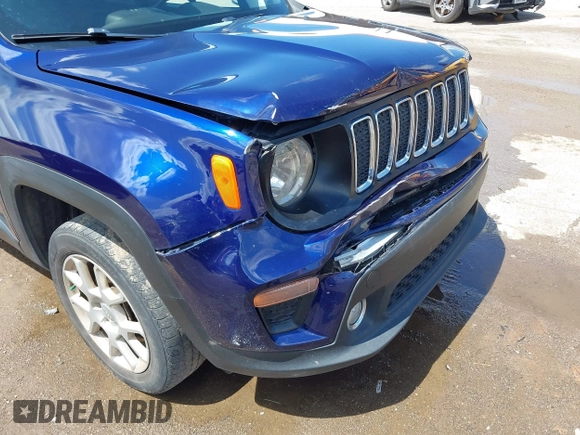 2019 Jeep Renegade Latitude with VIN ZACNJBBB9KPK71713, listed as a IAAI auction lot 42114585 with 109,630 mi miles and . Bid and sale history available at DreamBid. Image 6.