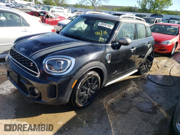 2024 MINI Countryman Cooper S with VIN WMZ83BR01R3R51506, listed as a Copart auction lot 50890104 with 13,221 mi miles and Salvage Title. Bid and sale history available at carsss.com. Image 1.