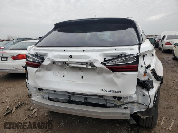 2019 Lexus RX with VIN 2T2BGMCA3KC039265, listed as a Copart auction lot 48800865 with 75,501 mi miles and Salvage Title. Bid and sale history available at carsss.com. Image 6.