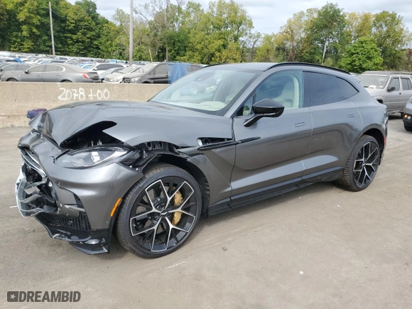 2024 Aston Martin DBX 707 with VIN SD7VUJBW5RTV11247, listed as a Copart auction lot 71076824 with 0 mi miles and Salvage Title. Bid and sale history available at carsss.com. Image 1.