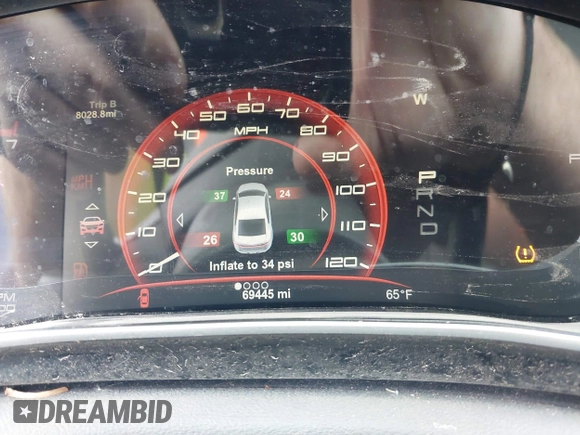 2013 Dodge Dart Limited with VIN 1C3CDFCH2DD182485, listed as a IAAI auction lot 42069284 with 69,445 mi miles. Bid and sale history available at carsss.com. Image 7.