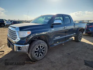 2015 Toyota Tundra Limited with VIN 5TFBW5F10FX438263, listed as a Copart auction lot 78282154 with 125,015 mi miles and Salvage title. Bid and sale history available at DreamBid. Image 1.