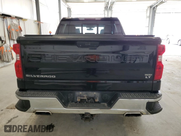 2019 Chevrolet Silverado 1500 LT with VIN 3GCUYDED5KG193371, listed as a Copart auction lot 51765875 with 145,643 mi miles and Salvage Title. Bid and sale history available at carsss.com. Image 6.