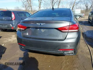 2017 Genesis G80 3.8L with VIN KMHGN4JE0HU203388, listed as a IAAI auction lot 41677912 with 139,590 mi miles. Bid and sale history available at carsss.com. Image 16.