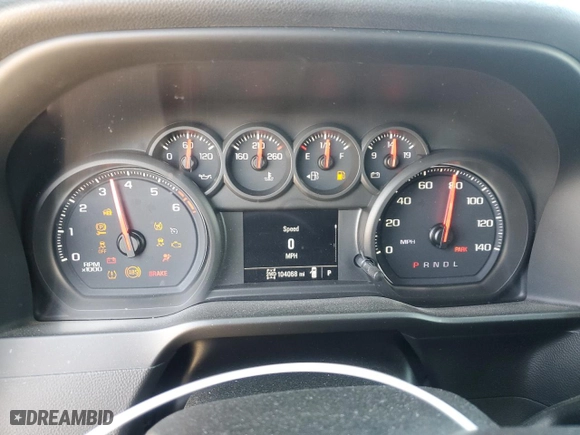 2019 Chevrolet Silverado 1500 Work Truck with VIN 1GCRYAEFXKZ257930, listed as a Copart auction lot 51454785 with 104,068 mi miles and Clean Title. Bid and sale history available at carsss.com. Image 9.